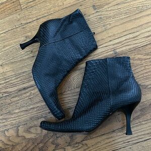 Square toe leather Boots’s